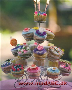 Fødselsdags cupcakes 