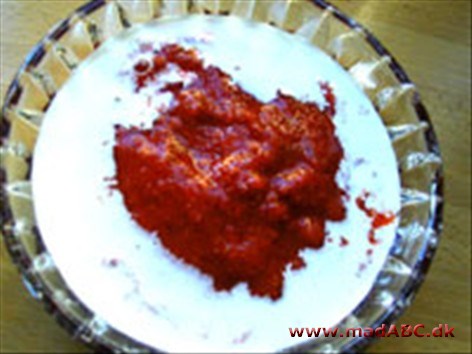 Red fruit jelly