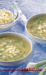 Suppe med to slags løg