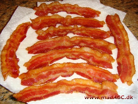 Lækre bacon snacks der kan bruges som lille forret, mellemmåltid eller som Hors d'œuvres  