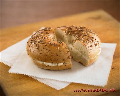 Bagels med gorgonzola