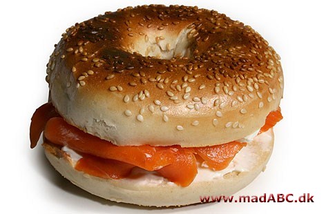 Bagels med røget laks