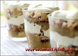 Bondepige med slør Bondepige med slør er klassisk dansk dessert lavet med rugbrød og æbler. Desserten minder om æblekage eller trifli - idet den laves i lag. Desserten smager dejligt og er for mange en nostalgisk sag.