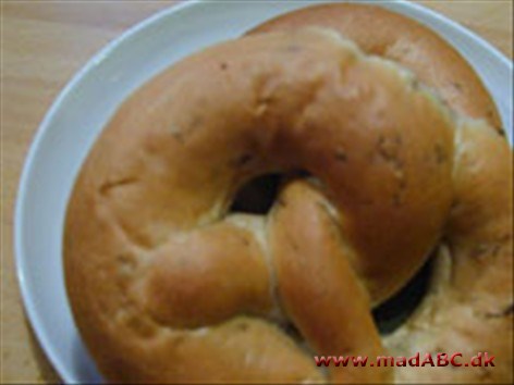 Caraway seed pretzels