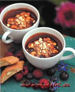 Chokolade-mums med nøddekaramel Chokolade-mums med nøddekaramel