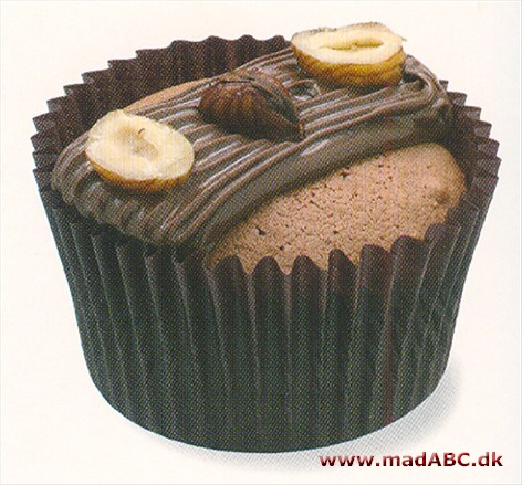 Chokolade og hasselnødder cupcakes Chokolade og hasselnødder cupcakes
