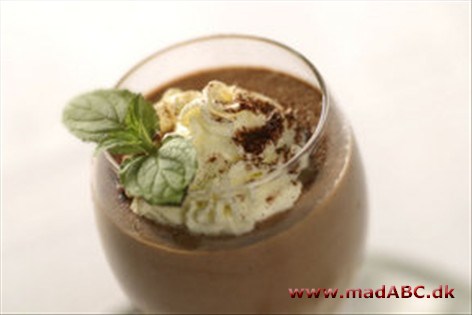 Chokolademousse med mynte