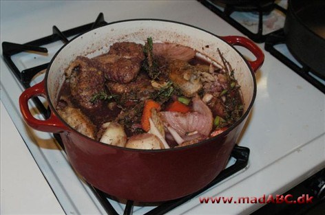 Coq au vin, Bornholmsk