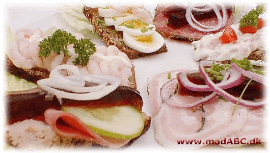 Danish open faced sandwiches and fast food Danish open faced sandwiches and fast food