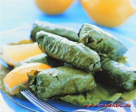 Dolmades - fyldte vinblade Dolmades - fyldte vinblade