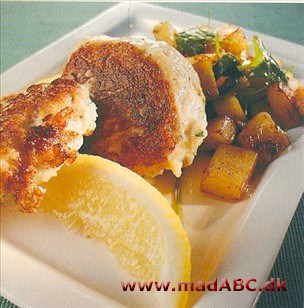 Fiskefrikadeller med kartofler og citronkoriander Fiskefrikadeller med kartofler og citronkoriander