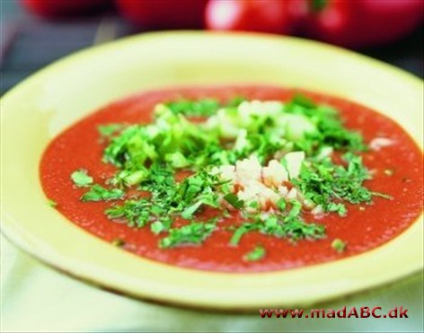 Gazpacho fra Andalucien Gazpacho fra Andalucien