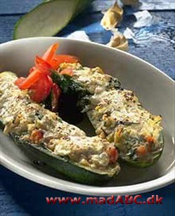 Gratinerede courgetter Gratinerede courgetter