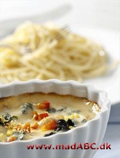 Gratinerede rødspættefileter Gratinerede rødspættefileter