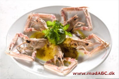 Gratineret jomfruhummer Gratineret jomfruhummer