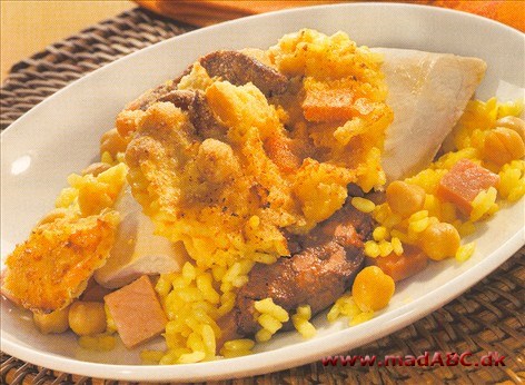 Gratineret paella Gratineret paella