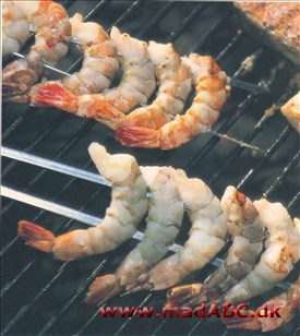 Grillede scampi