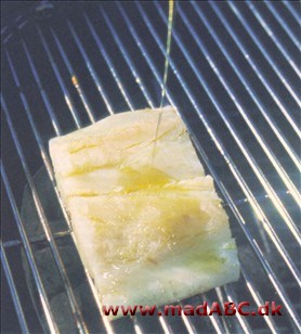 Grillet klipfisk Grillet klipfisk