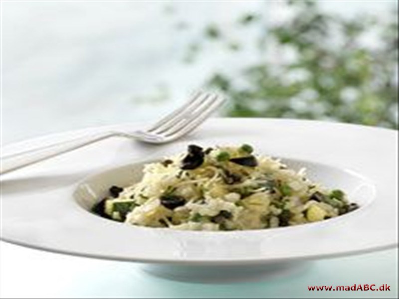 Grøn risotto. Grøn risotto.