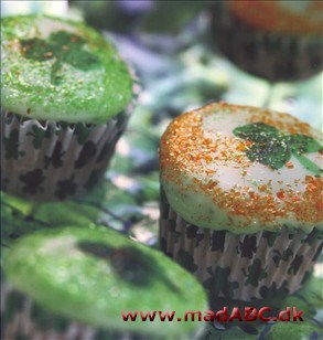 Grønne med pistacie og yoghurt cupcakes
