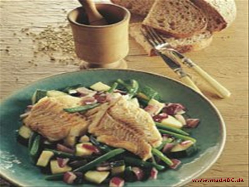 Honningmarineret torskefilet Honningmarineret torskefilet