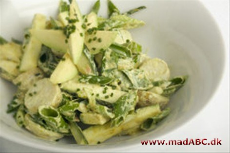 Kartoffelsalat med squash