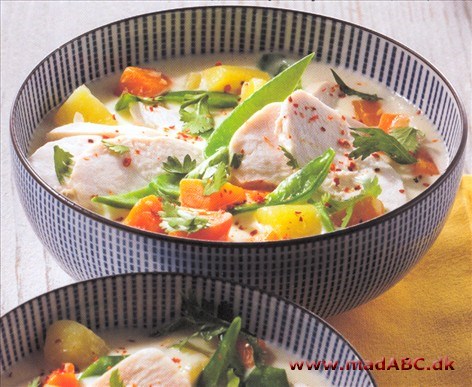 Hent Asiens varme ind i dit køkken: den fine grønsagssuppe med kyllingekød er lige så god og styrkende som Mormors hønsekødssuppe 
