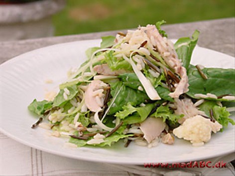 Kyllingesalat med valnødder Kyllingesalat med valnødder