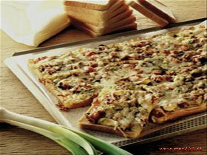 Lynpizza med tun Lynpizza med tun