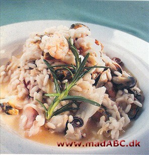 Lynrisotto med skaldyr, lime og purløg