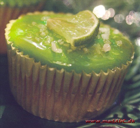 Margarita med limeglasur cupcakes