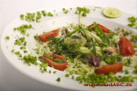 Mørbradsstrimler med limesauce Mørbradsstrimler med limesauce