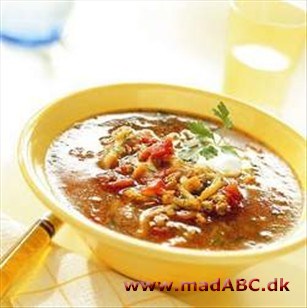 Okse- og grønsagssuppe Okse- og grønsagssuppe