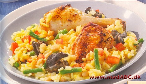 Paella med snegle Paella med snegle