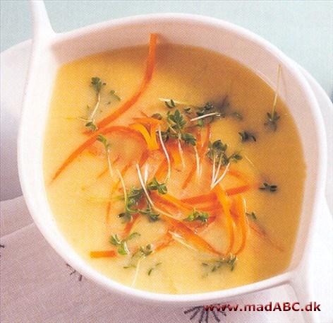 Peberrods-cremesuppe Hvis man kan lide peberrod, og hvem kan ikke det?, så er denne suppe helt ideel som forret til dig.