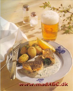 Persillefyldte, stegte hornfisk - Marie's Persillefyldte, stegte hornfisk - Marie's