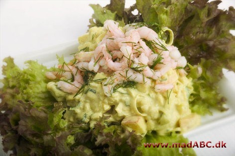 Rejer på porre-ris-salat