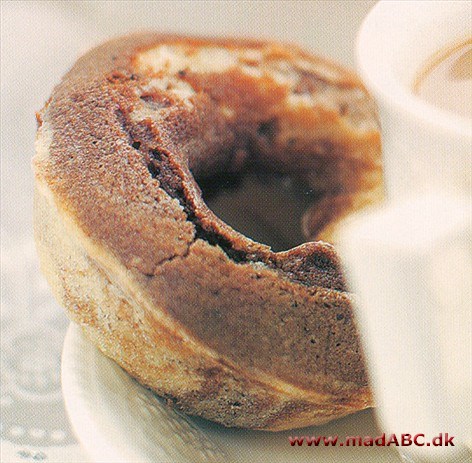 Ringformede marmor cupcakes Ringformede marmor cupcakes