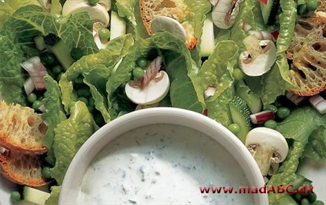 Salat med kapersdressing Salat med kapersdressing