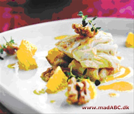 Sej med valnødder i appelsinsauce fisk og appelsin - det er let mad og vildt lækker mad - og så er det sund mad