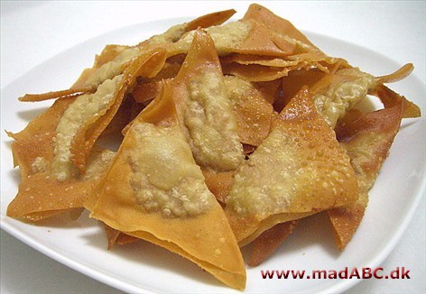 Sprøde wonton - diabetiker Det asiatiske køkken, hvorfra opskriften på knasende wonton stammer, er ideel for diabetikere. Der anvendes næsten udelukkende friske ingredienser, som tilberedes på kort tid og på den måde bevarer