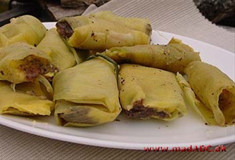 Tamales mexicanske fyldte majsblade Tamales mexicanske fyldte majsblade