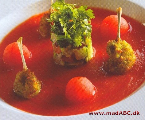 Tomat gazpacho med frølår