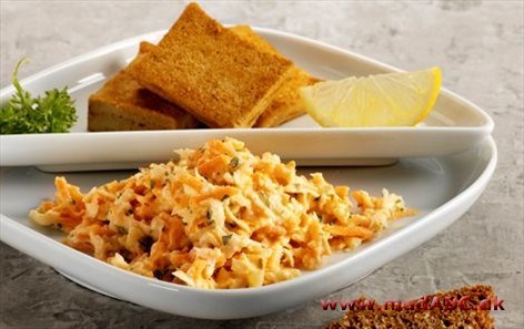 Torskerogn og råkost med piccalilly. Torskerogn og råkost med piccalilly.