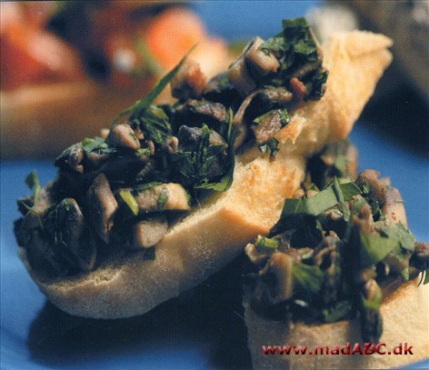 Tre slags bruschetta Tre slags bruschetta