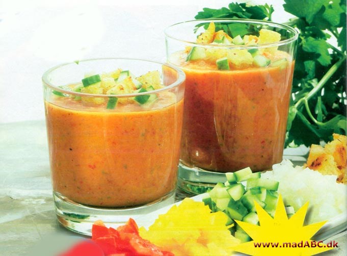 Gazpacho suppe