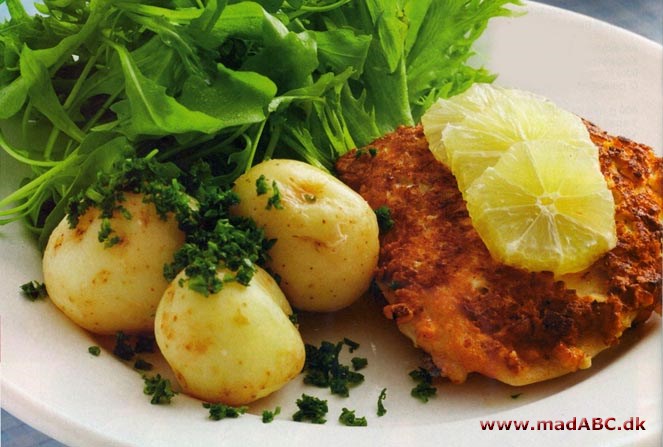 Kalkunschnitzler med mandler og citron