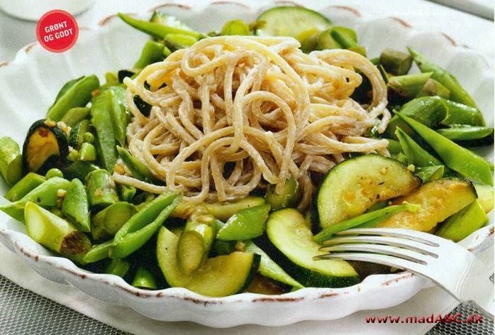 Pasta med grønsager