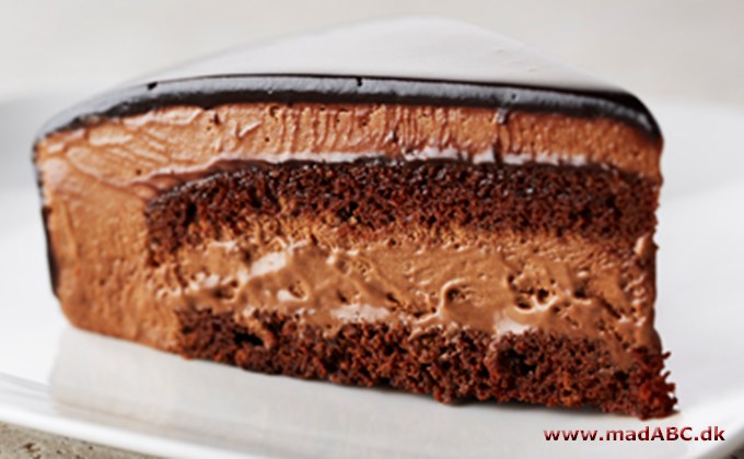 Chokolademousse kage