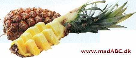 Is med karamelliseret ananas